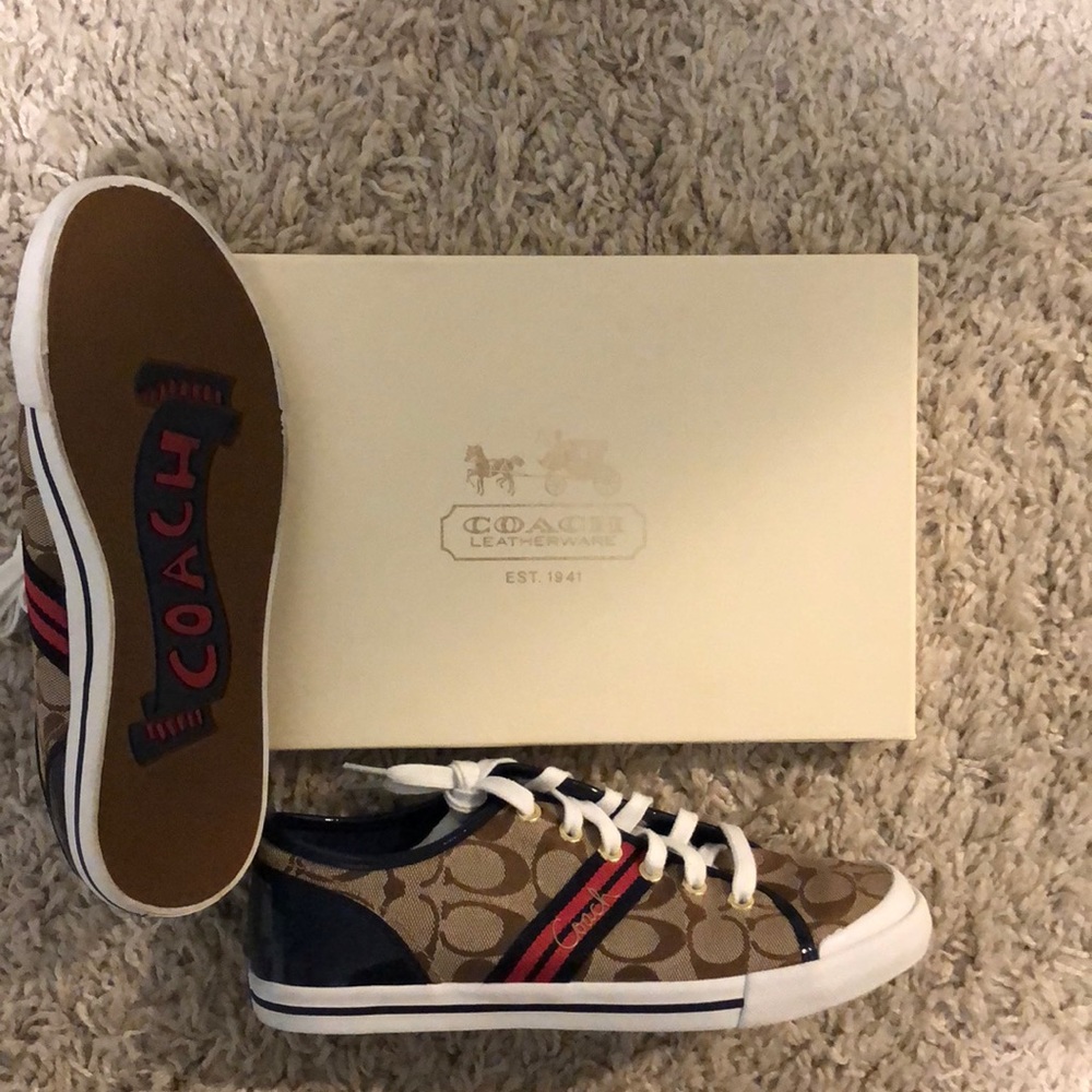 BRAND NEW size 9 Coach Sneakers